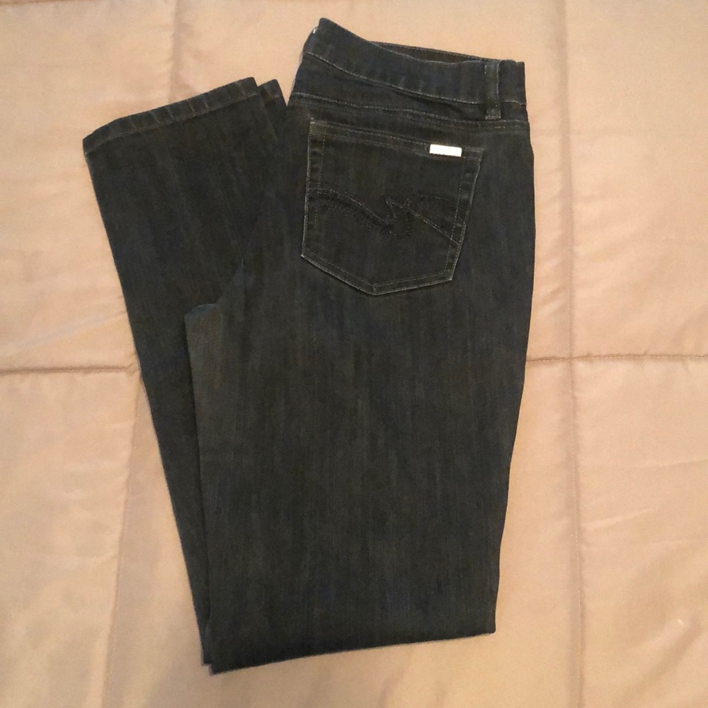 White House Black Market Slim Leg Black Jeans